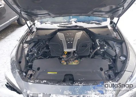 2018 Infiniti Q50 3.0T Red Sport 400 from USA, damaged, VIN JN1FV7AR5JM481684